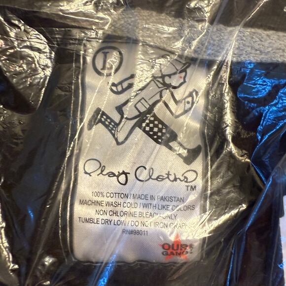 Play Cloths Tiger Tee Shirt 100% Cotton Big Cat Caviar Black Unisex Large - Picture 3 of 6